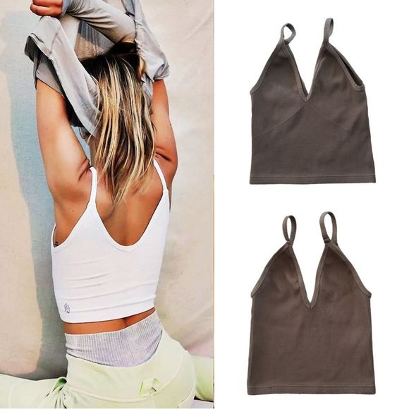 Free People Movement Happiness Runs V-neck Tank - Picture 2 of 12